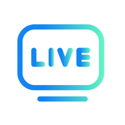 Landing icon live session